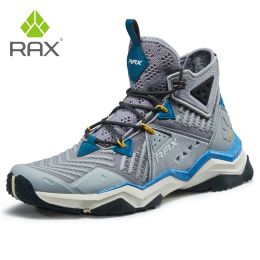 Boots Rax Men Chaussures de randonnée professionnelles Boots extérieurs Bottes d'escalade pour les baskets de camping en montagne pour hommes Trekking Boots Big Taille