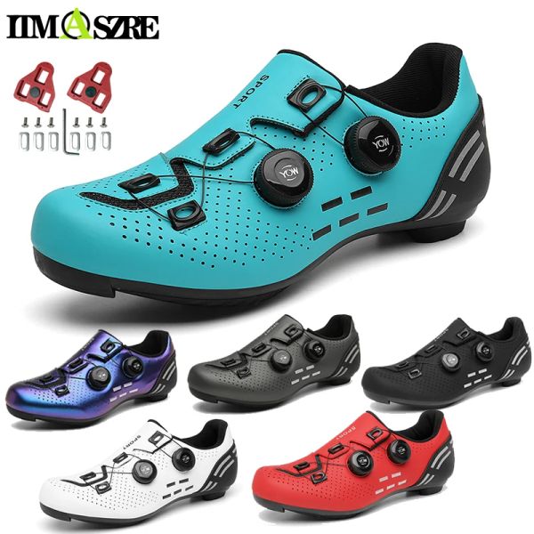 Boots Road Cycling Sneaker Cleats Chaussures Men Mtb Flat Mountain Bike Shoes SPD BIKING RB RACIN