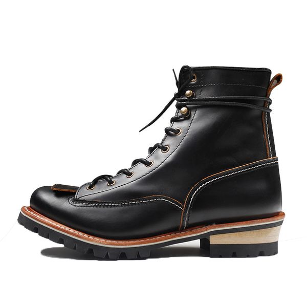 Bottes Rock Can Roll P001 Hommes Véritable Cuir De Vache Italien Moto Talon Haut Chaussures Décontractées Bonne Qualité Welted 230831