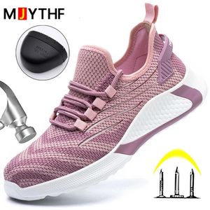 Laarzen Veiligheidsschoenen voor mannen Werken Steel Toe Cap Sneakers Beveiliging Lichtgewicht Safty 231204