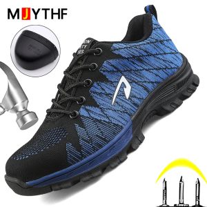 Boots Safety Shoes Hommes Fashion Casual Sneakers Travail Chaussures