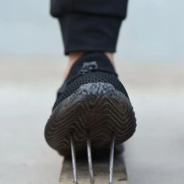 Boots Sécurité Chaussures Bottes pour hommes Boots de travail en acier léger
