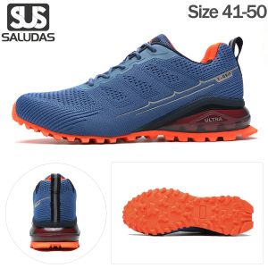 Bottes Saludas Men's Trail Chaussures de course respirante Hivert Outdoor Light Wearproping Non Slip Water Sneakers for Men Sneakers Tennis Shoe