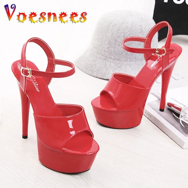 Boots Sandals Chaussures Femme High Heels Platform 2021 Sandales sexy chaussures de mariage en acier tube danse fille blanc stripper chaussures ouvertes ouvertes