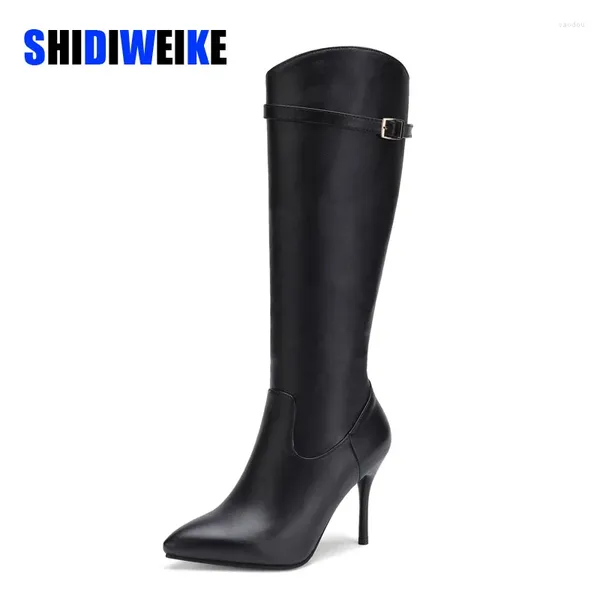 Boots Sdwk 9cm High Heel dames moderne mode automne d'automne