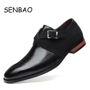 Laarzen seo mode heren kleding schoenen zakelijk oxfords ontwerper mannelijke dagelijkse schoenen pu lederen man schoenen maat 3947