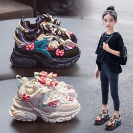 Boots Sepatu Kets Anak Perempuan Sepatu Sneakers Kasual Ringan Lembut Musim Semi Gugur 2023 UNtuk Anak Anak 230905