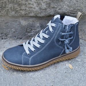 Laarzen Korte voor Vrouwen Winter Warm Pluche Outdoor Werk Katoenen Schoenen Ronde Neus LaceUp Dames Platte Sneeuw Botas De Mujer 230921