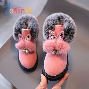 Bottes taille 21 -30 hiver neige chaude pour enfants chaussures décontractées filles cheville bébé enfant en bas âge enfants courts 221122