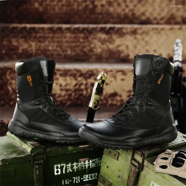 Botas antideslizantes con cordones para hombre, botines altos, zapatillas de deporte, zapatos verdes para hombre, zapatillas deportivas, zapatos para mujer, venta superior portátil