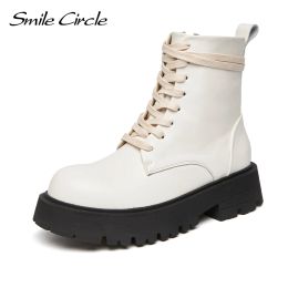 Boots Smile Circle Women Platform Boots Boots Motorcycle