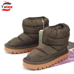 Laarzen sneeuw vrouwen winter down schoenen warme bottes haver giet femme stivaletti buty do kostki botines platen les femmes botas 221124