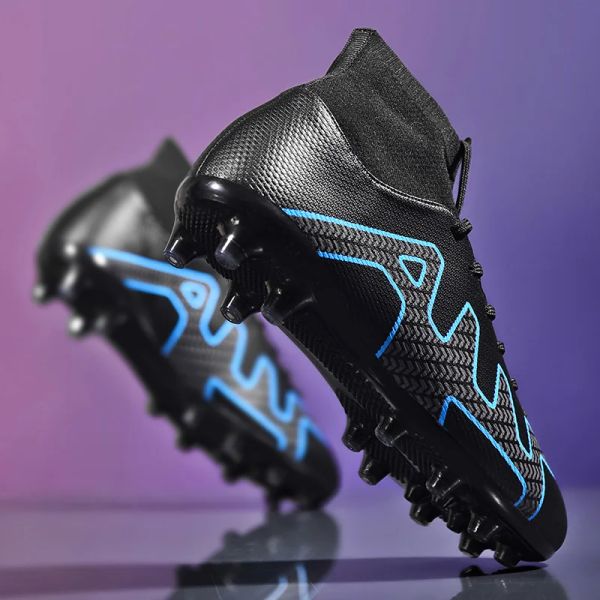 Botas zapatos de fútbol AG/TF Botas de fútbol interior Match Sneakers Football Shops Football Shops Turf Professional Field Boot Catir