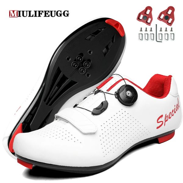 Boots Speed Mtb Cycling Chaussures Men Outdoor Sports Nons glissières Basqueurs de VTT Racing Femmes Bicycle Shoe Adults Flat Roadbike Road