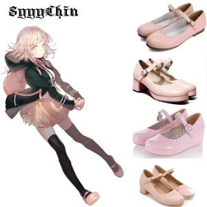 Boots Spring Women Pumps Mary Jane Pink Design Lady Belt Sandals Femme Femme Fouée Chunky Talon Cosplay Anime Sweet Daily Lolita Chaussures
