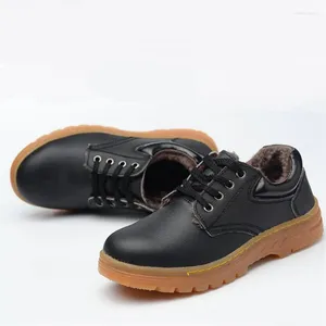 Botas Steeltoe Zapatos de trabajo Hombre Seguridad Invierno Hombre Cuero genuino Oxford Hombres A prueba de pinchazos Indestructible