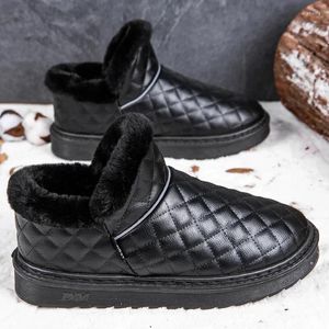 Boots Style High QualityCouple's Snow Anti-Slip Trendy All-Match Shoe for Men Winter Velvet et épaississement extérieur