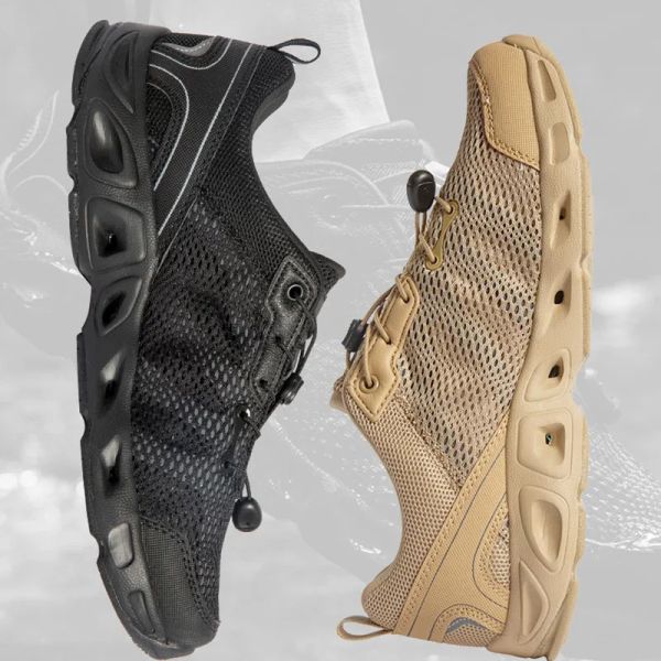 Boots Summer Outdoor grimpant Lowtop Wading Shoes Men's Super Light Military Tactical Fans Femmes Boots Boots Randage Sneakers