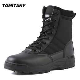 Bottes Bottes militaires tactiques hommes bottes force spéciale désert Combat armée bottes en plein air randonnée bottes cheville chaussures hommes travail chaussures de sécurité 230830