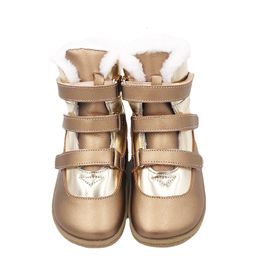 Laarzen TipsieToes Top Merk Barefoot Echt Leer Baby Peuter Meisje Jongen Kinderen Schoenen Voor Mode Winter Snowboots 230830