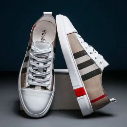 Laarzen topvivi vulcanisatie schoenen heren sneakers merk heren skateboard schoenen mode hoogwaardige casual lederen schoenen mannen origineel