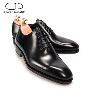 Boots Oncle Saviano Oxford Dress Man Business Shoe Designer Fashion Methred Wedding Formel Geat Cuir Original Best Men Chaussures