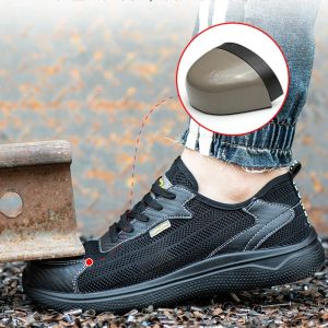 Laarzen unisex heren laarzen werkschoenen veiligheidsschoenen antismash sneakers zomer punctie proof ademende vrouwen onverwoestbare schoenen