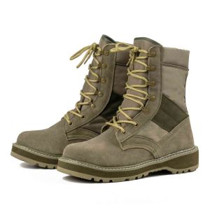 Botas US Military Cuero Botas para hombres Combat Boot Infantería Táctica Táctica Zapatos del ejército verde