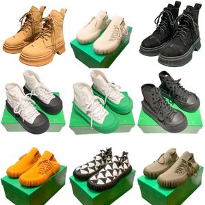 Bottes vintage chaussures de créateurs pour femmes chaussures à plateforme pour hommes chaussures à lacets en toile mode extérieure bottes martain antidérapantes bottines chaudes lettre talon épais marque
