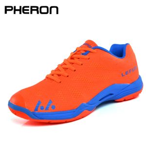 Laarzen volleybalschoenen mannen vrouwen ademende badminton sneakers oranje blauwe training volleybal sneaker mannen lichtgewicht tennisschoenen 36