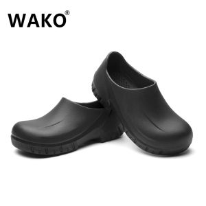 Boots wako 9033 Chaussures de chef homme cuisine chaussures de cuisinier chaussures noires chaussures hôpitaux de travail super antisines