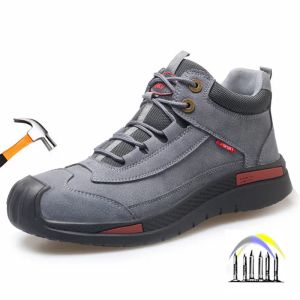 Bottes Chaussures de sécurité imperméables Man Anti Spark Soudage Chaussures Anti Puncture Work Chaussures Toe Toe Boot Boot antidérapant
