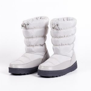 Laarzen waterdichte vrouwen casual warme pluche winter met platform niet slip schoenen sneeuw vrouwelijk Midcalf 221007