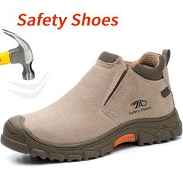 Laarzen Lassen Veiligheidslaarzen Voor Mannen Anti-smashing Constructie Werkschoenen Punctie Proof Onverwoestbare Schoenen Veiligheid Werkschoenen 230724