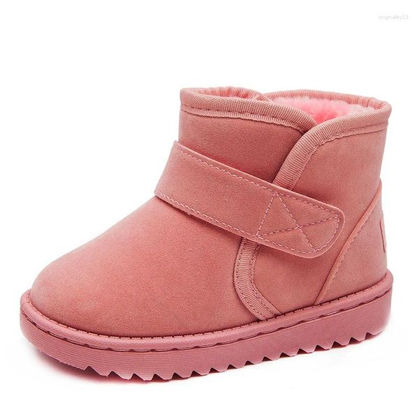 Botas Invierno Niños para niños zapatos Niños Niños Niños Lavadores de moda de moda al aire libre Hookloop Bota Infantil 2024