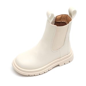 Boots Hiver Enfants en cuir Enfants Martin avec une semelle douce Sole imperméable Fashion Ankle Toddler Girls 220913