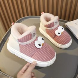 Laarzen Winter Kinderschoenen Jongens Meisje Schattig Pluche Comfortabel Kind Katoen 712 Jaar Bont Plat Indoor Warm Kort 231024