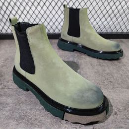 Botas Botas de invierno Botas más zapatos de algodón Veet Botas de montar para hombres de hombres