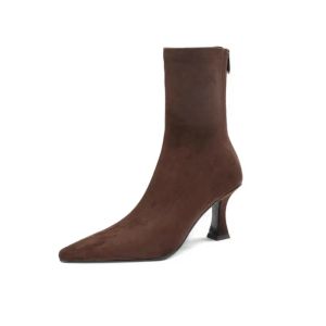 Boots Winter Femmes Stretch Tissu Boots Sexy Toed Point Toe Shotes Shoes Chaussures Fashion Partys High Heel chaussettes Botas