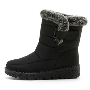 Boots Femmes chaussures de marche plates chaudes s Snow Taille 11 toute largeur large pour le froid