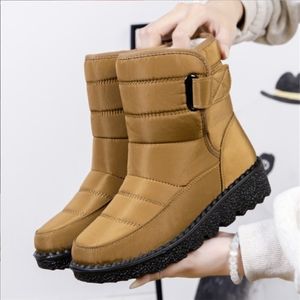 Laarzen vrouwen Midcalf winterschoenen voor sneeuw casual watar proof platform hakken botas mujer vrouw 220928