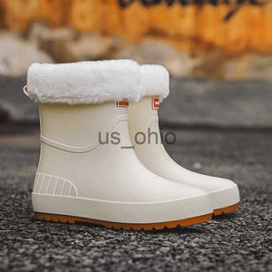 Bottes Bottes de pluie pour femmes bottes d'eau de haute qualité à enfiler chaussures imperméables bottes de pluie en caoutchouc pour femmes bottes antidérapantes J230919