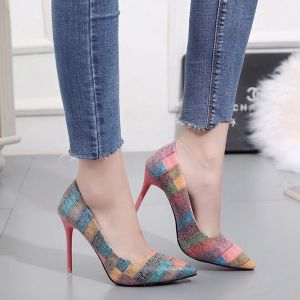 Boots Femmes Red High Heels Pumps Fashion Plus taille 3542 Femme Sexy Elegant Super High Heels Chaussures Dames Robe Party Chaussures