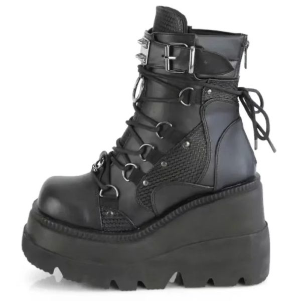 Boots Botas para mujeres 2022 Autumn Women Boots Boots Plataforma Cajas Tisos Altos Botas Cortas Nuevo diseño de moda Cosplay Zapatos de mujeres