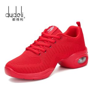 Boots Femmes Jazz Slip Up Dance Sneakers Dance Chaussures Femmes Jazz Hip Hop Chaussures Sneakers For Woman Feature Soft Out-Sole Breath Dance