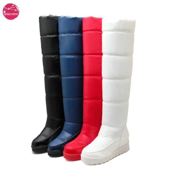 Bottes Femmes sur le genou Haut Hiver Boots de neige chauds