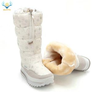 Botas para mujeres Botas de invierno de invierno botines de nieve nueva plantilla tibia más zapatos de gran tamaño inesperación impermeable envío gratis