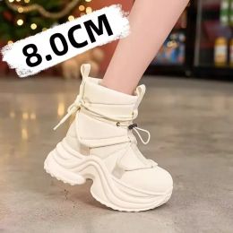 Boots Women Shoes 2023 New Street Fashion Houlemingreating Sole Sole Gothic Women's Boots Bottes de plate-forme pour femmes décontractées et polyvalentes