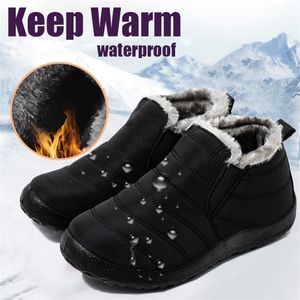 Laarzen dames winter waterdicht schoenen sneeuw warme vacht enkel vrouwelijke slip op flats casual pluche botas mujer 221007