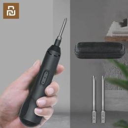 Boots Xiaomi Elektrische schroevendraaier Oplaadbare mini Home Tools CrewDriver Driver Multifunctionele Multifunctionele elektrische schroevendraaiers 35 PCS